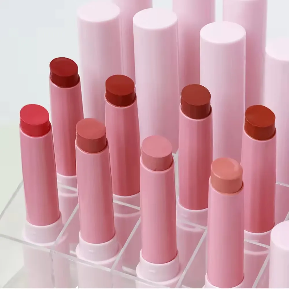 New Hot Sale Customized Logo Lip Care Moisturizing Lipstick Vegan Lip Balm
