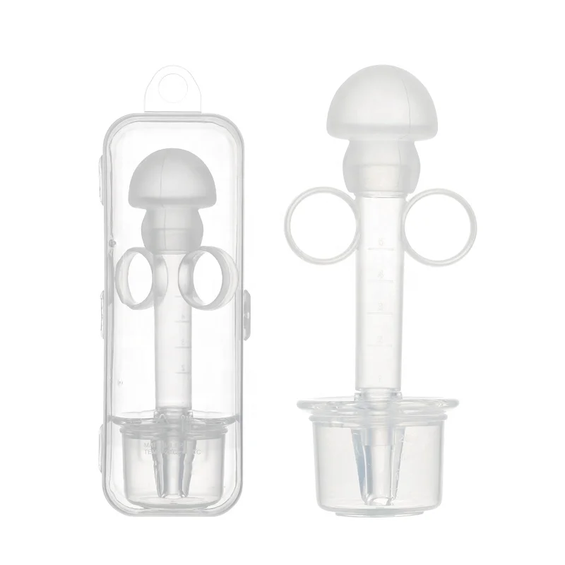 Toddler Infant Oral Medicine Syringe- Silicone Pacifier Baby Medicine Feeder