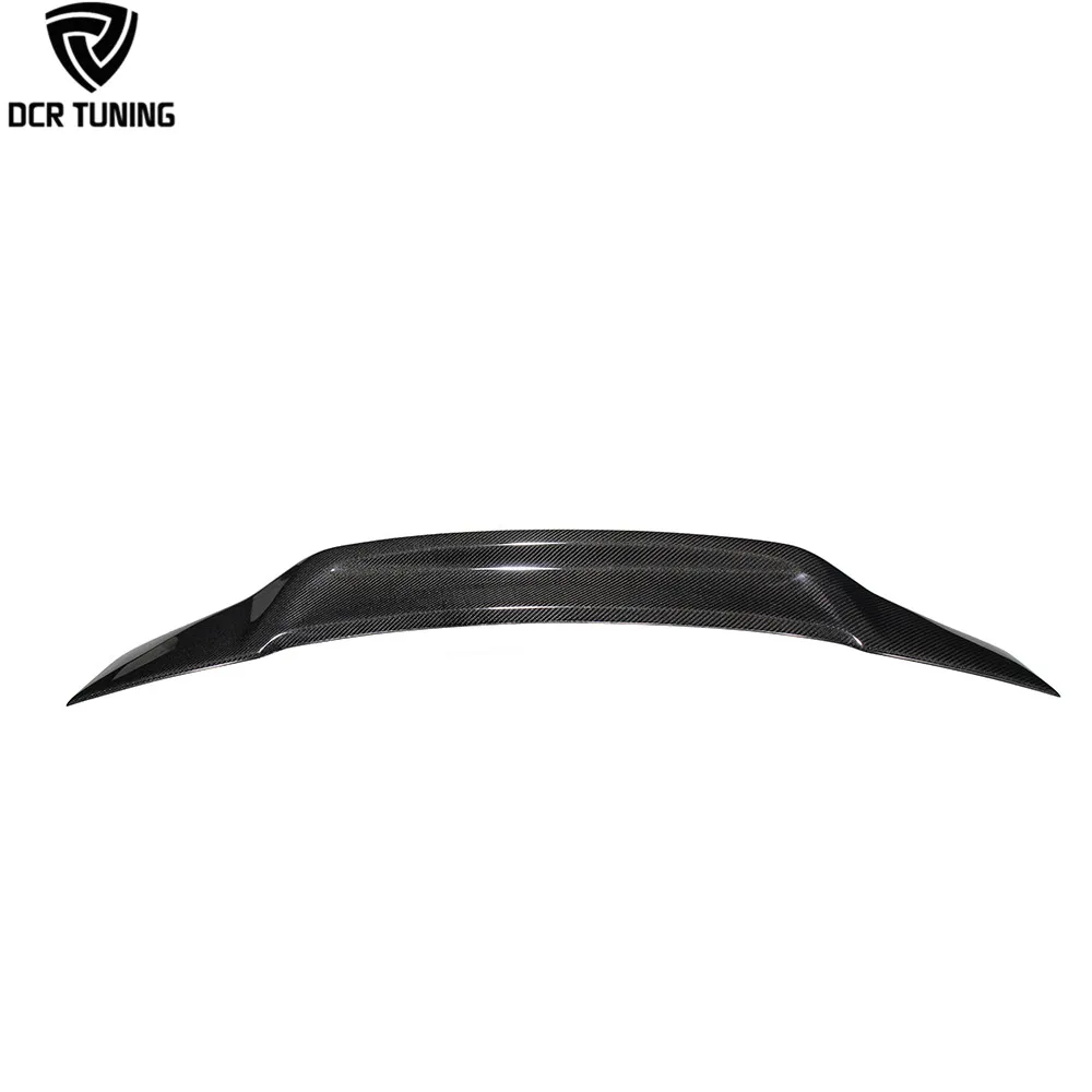 B8.5 Carbon Spoiler R Style for Audi A4 B8.5 Carbon Fiber Rear Trunk Spoiler Back Boot Lip Wing Sedan 2013-2016