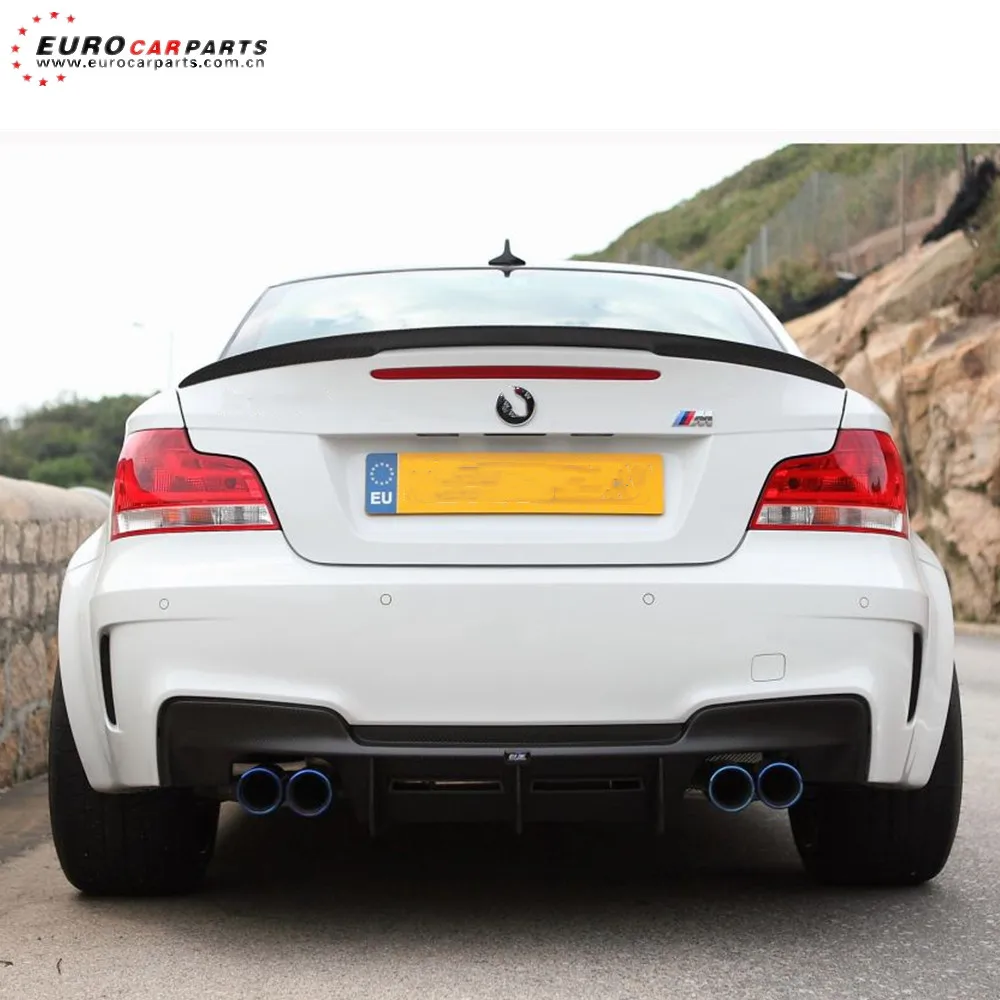 E82 rear diffuser for 1 series 2007-2013 year 1M E82 RZ style carbon fiber rear lip for E82/E87 RZ rear lip