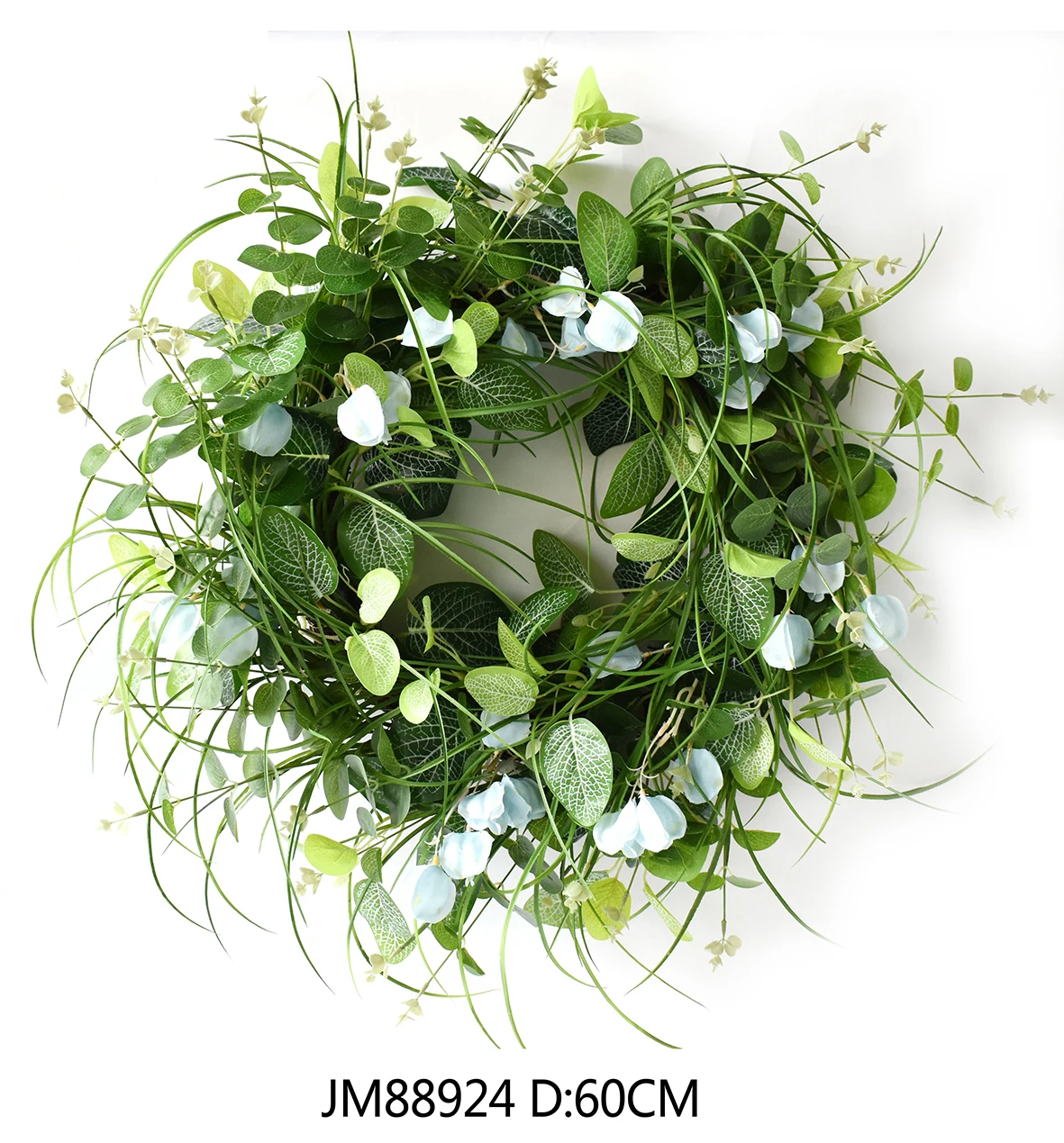 2022 Hot Selling Wholesale Silk Artificial Flower Home Wedding Decoration Big Eucalyptus Garland