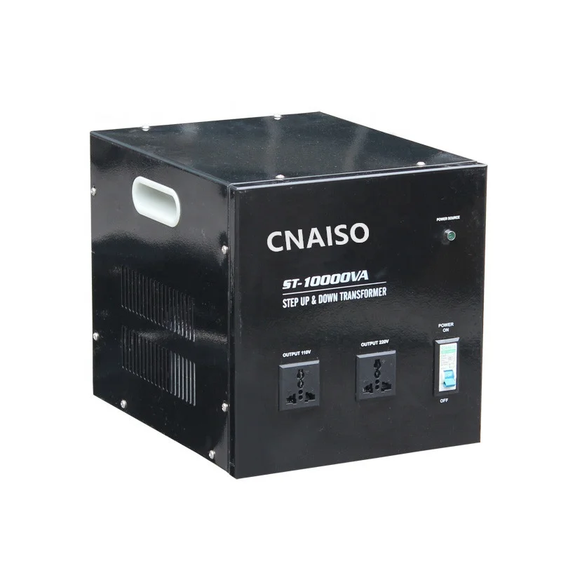 ST 10000VA Power 110V 220V Voltage Converter Single Phase Transformer