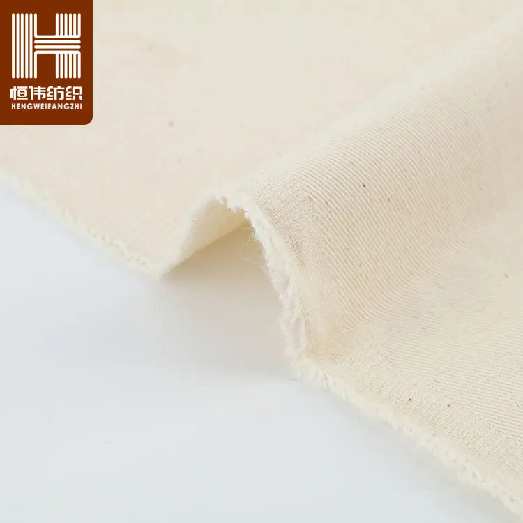 Organic cotton GOTS fabric certificated Canvas Cotton Twill Fabric to make bags