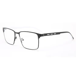 Stainless steel square formal Reading Glasses Frame for Men
