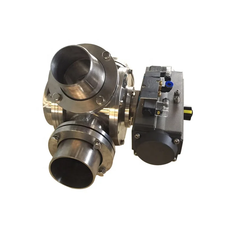 China Manufacturer Double Actuator Pneumatic Cock Shunt Valve