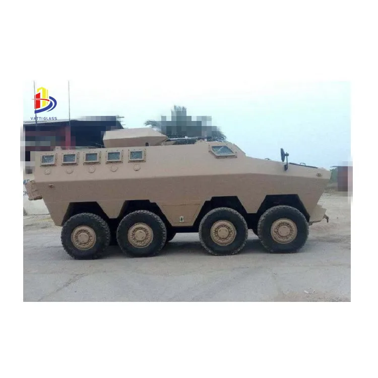 43mm B6 NIJ III level Armored Bullet Proof Glass Laminated Safety Bulletproof Glass For Armored Vehicle