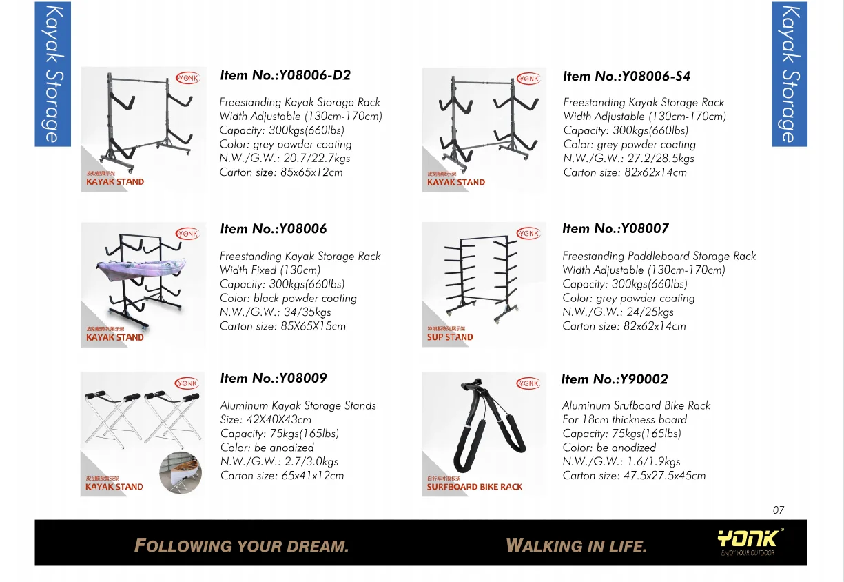Yonk Kayak/boat/canoe Storage Rack
