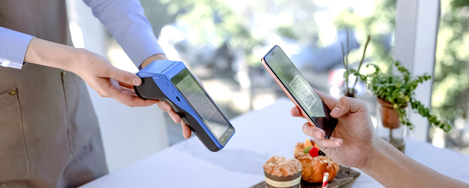 5 inch Payment mobile POS Terminal Portable Android Mobile POS with Built-in Printer