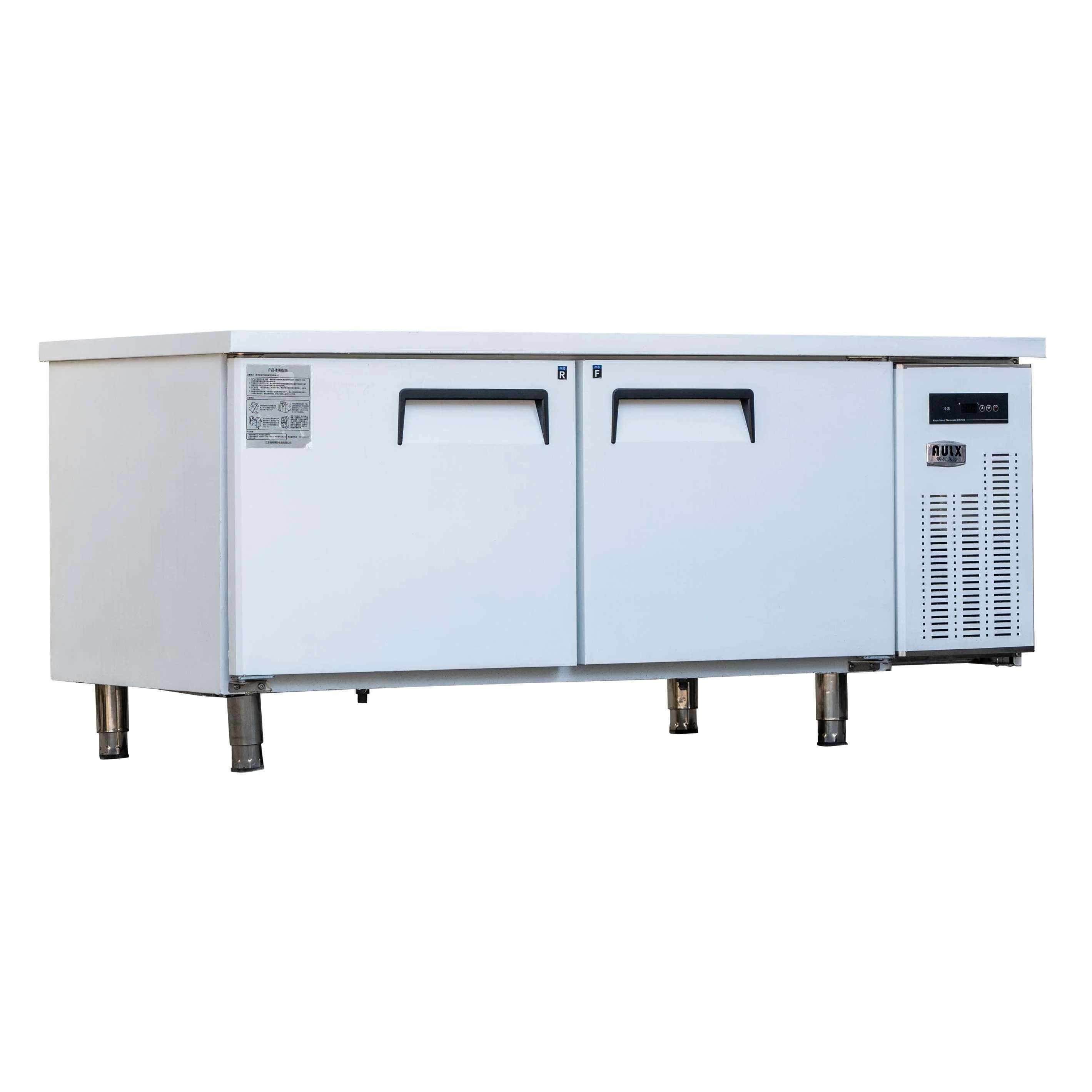 Manufacturer Direct Sales Electric Frost-Free Double Temperature Horizontal Freezer Commercial Household Frequency Conversion
