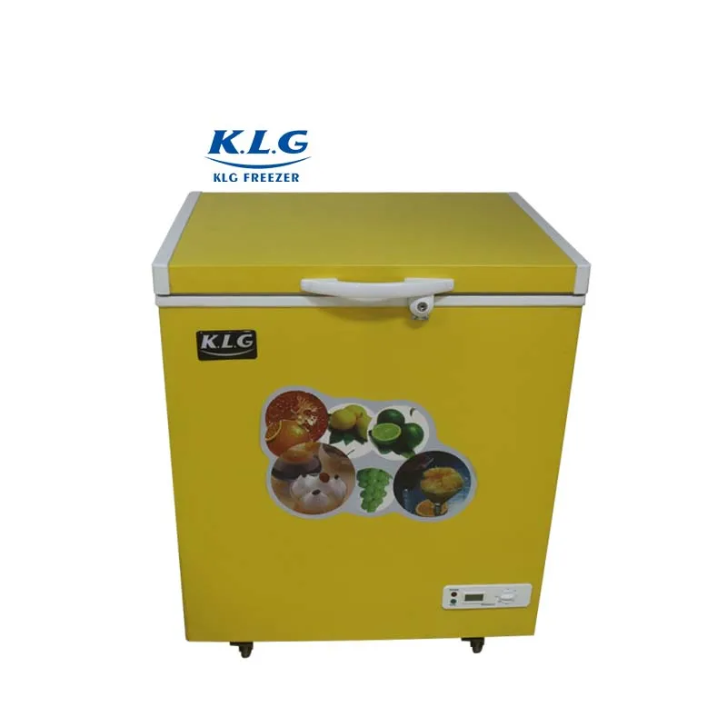 BD-158L single door top open chest mini deep freezer