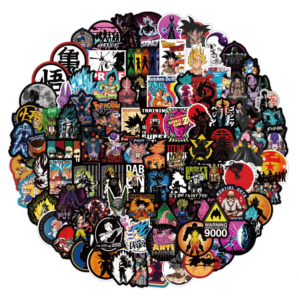 ZY0048B 100pcs graffiti non - repeating personalized car and motorcycle cartoon stickers