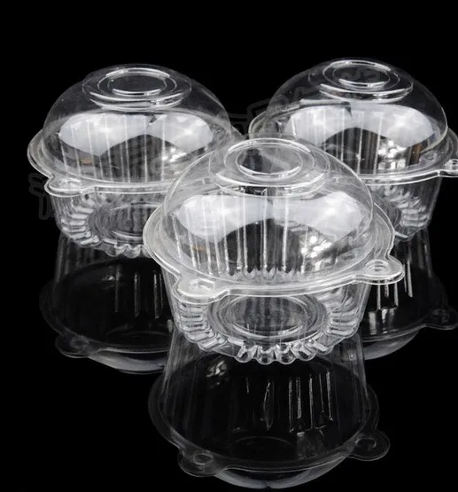 Clear Plastic BIODEGRADABLE container , Tamper-Evident Container tray with lids