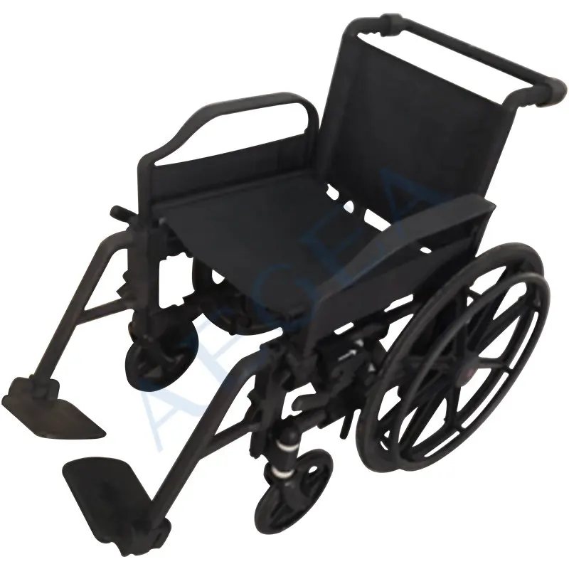 AG-WC02 High quality lightweight folding manual plastic material non-magnetic wheelchair