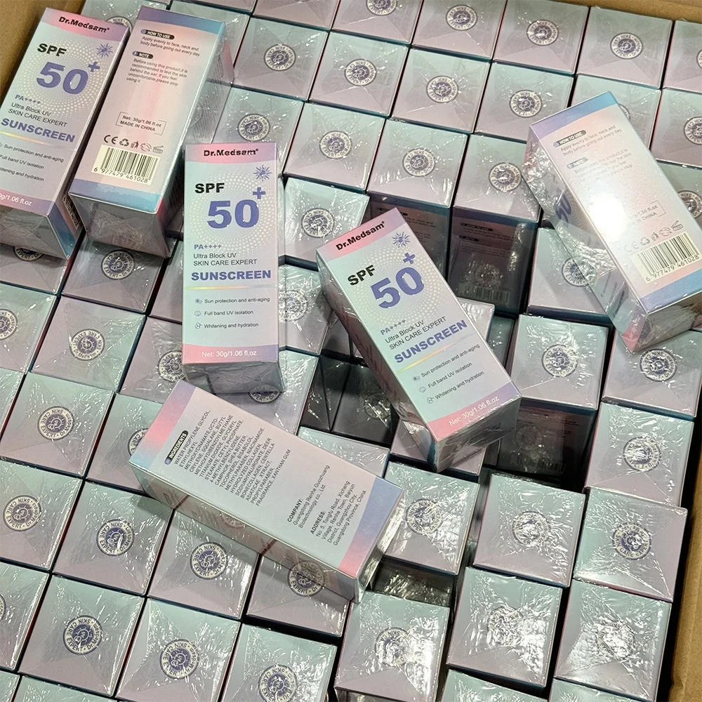 Whitening Sunscreen SPF 50 With Moisturizing UV Sun Protection Lotion 30ML