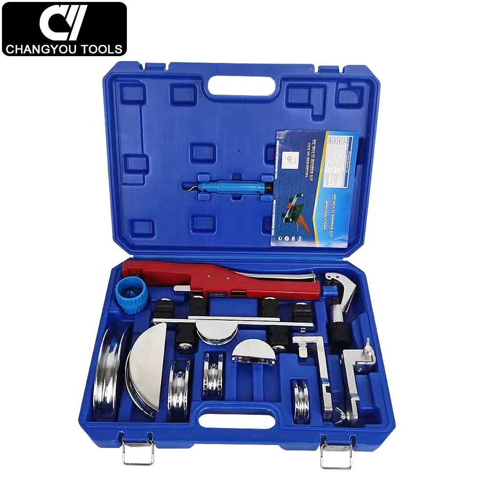 CT-999RF Hand Bender Tool Set Manual HVAC Refrigeration Copper Pipe Bending Tools  90 Degree Tube Bender Kit range 6-22mm