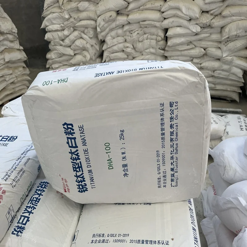 Blue star Anatase type tio2 Titanium dioxide DHA100 Cheap high quality titanium dioxide Tio2 high quality