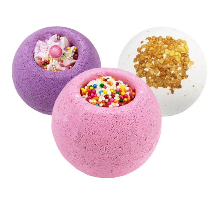 Xiamen MSDS bath bomb packaging boxes 6 divider citric acid body bath bombs with note inside