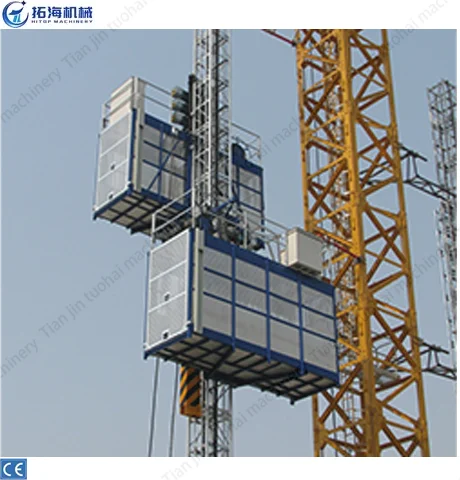 SC160 160   Building Construction Elevator  Construction Hoist material lift hoist for high rise buildings