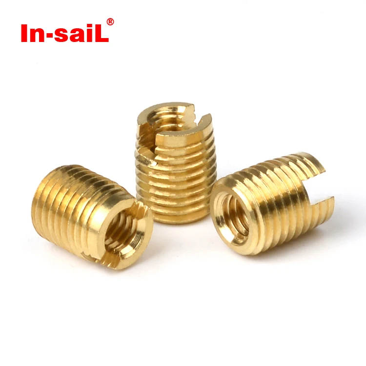 Self-tapping  threaded insert FOR THERMOPLASTICS AND THERMOSETTING