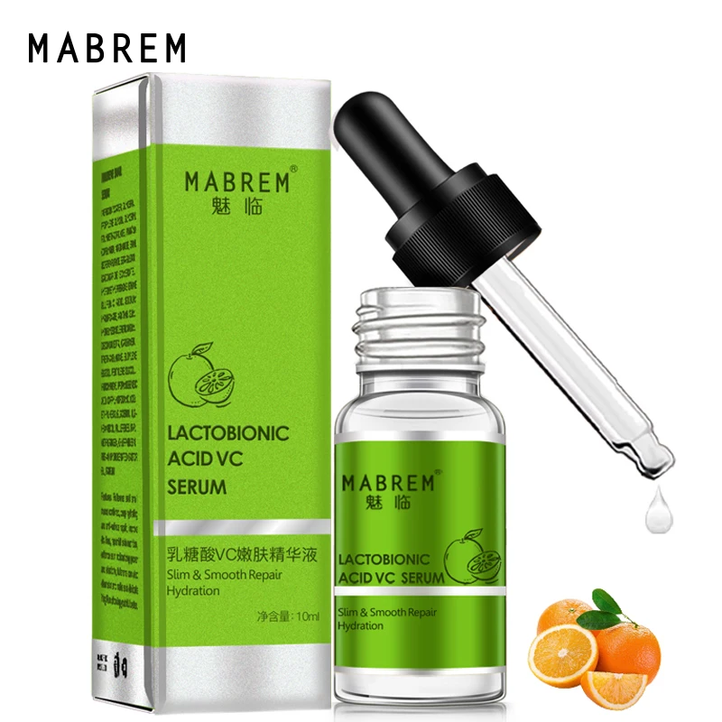MABREM Lactobionic Acid VC Tender Serum Effectively Removes Keratin And Blackhead Repair Serum Face Ance Shrinking Pore Care