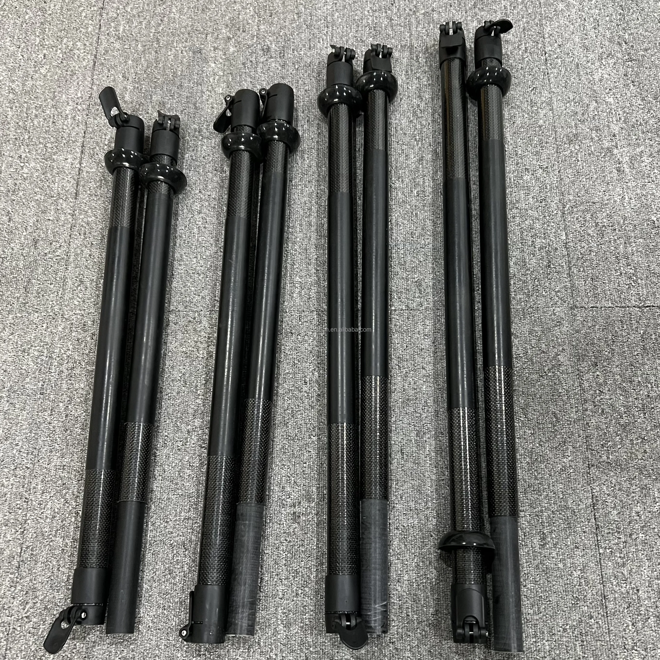 4 pieces carbon fiber shaft fiberglass shaft plastic blade light weight adjustable kayak paddle