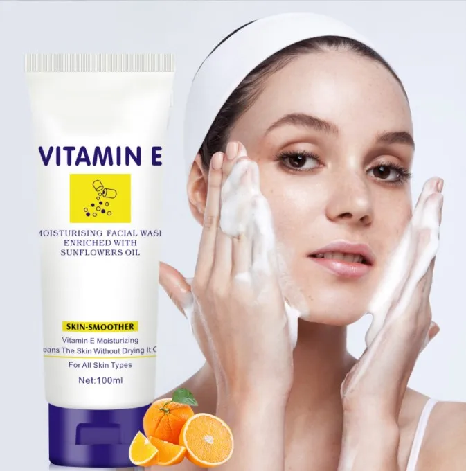 OEM Moisturizing Hydrating Face Foaming Cleanser Vitamin E Facial Wash facial cleanser (new)