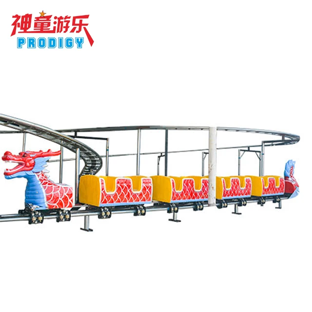 Direct Manufacturer Fun Fair Slide Dragon Train Ride Cheap Glide Roller coaster for Sale