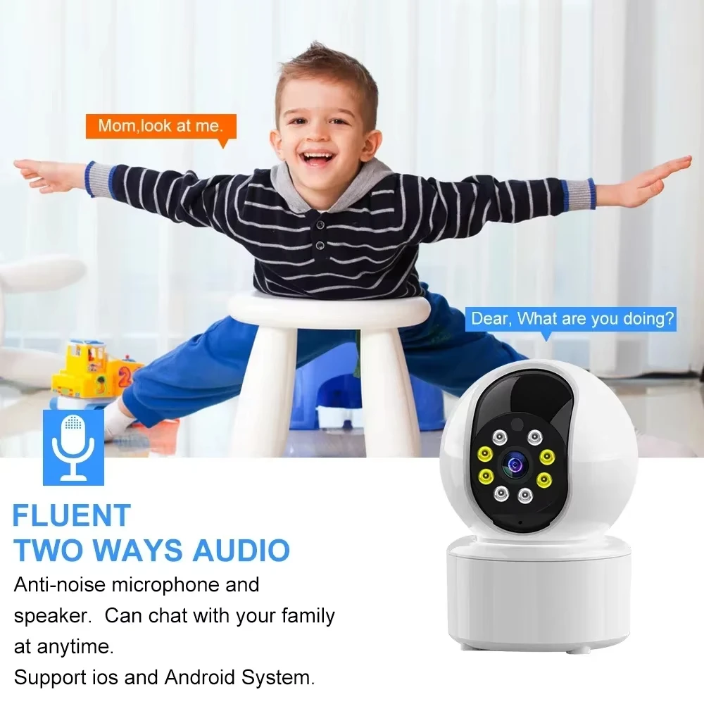 Tuya MINI wifi PT camera Smart Life Wireless Pet Nanny Baby Security Wide Angle Humanoid Detection alarm indoor Wifi Cctv Camera