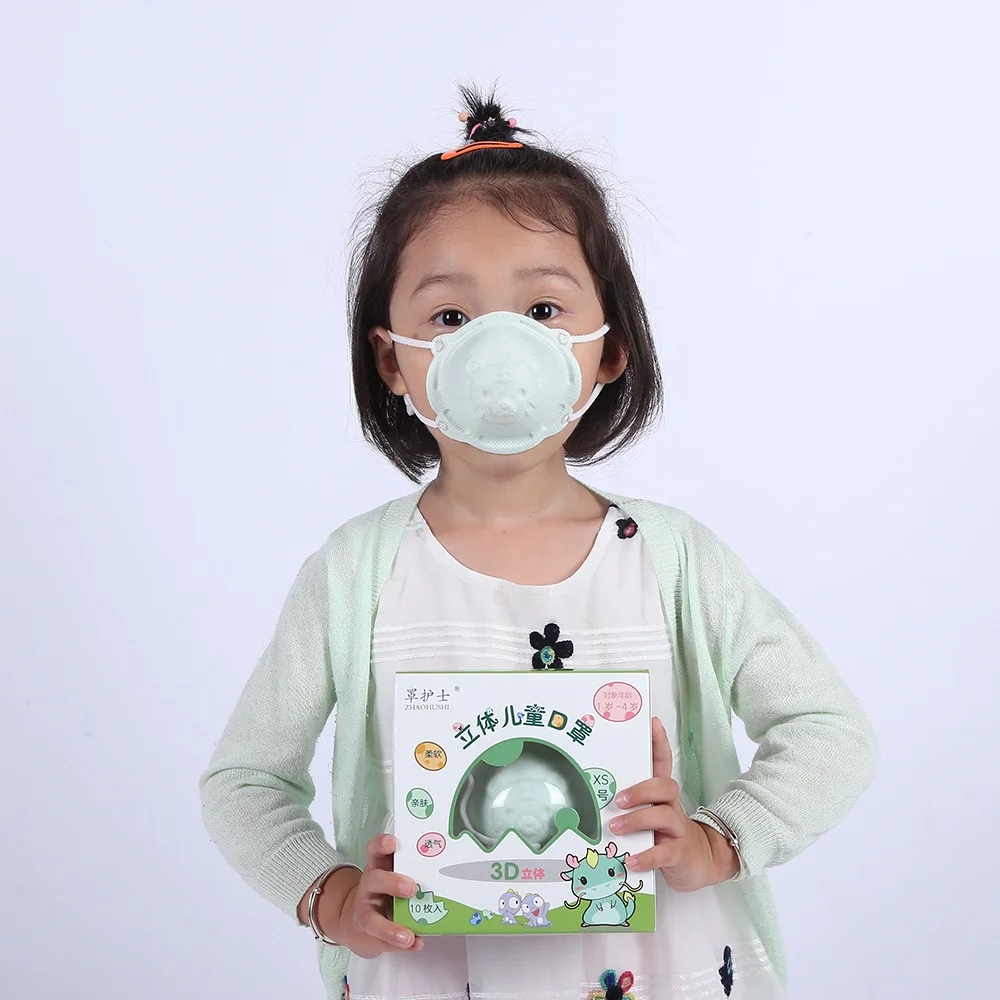 Эффективная фильтрация, одноразовые детские респираторы и детские 3D маски, Детская одноразовая маска для рта