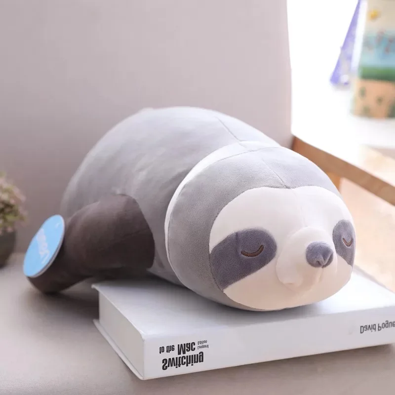 Kinqee Stuffed Toy Cuddly Chubby Animal Plush Cuddly Sloth Llama Koala Racoon Hugging Plush Toy Cute Animal For Children