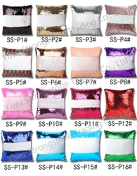 Fun Flip Sequins Throw Pillow Cover Custom Sublimation Home Decoration Pillow Sequin Cushion