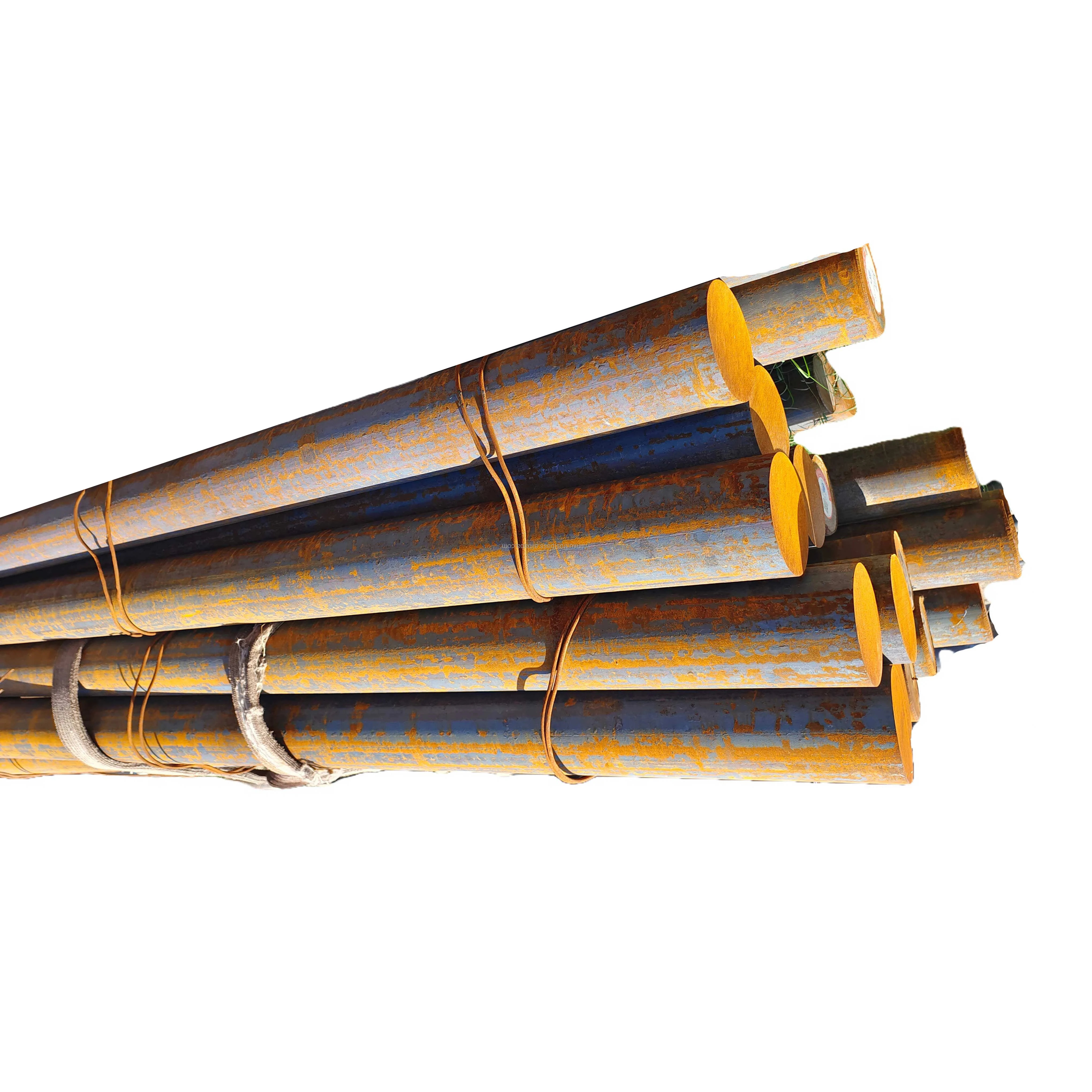 Factory Price 45c Carbon Steel Forged Round Bar Forged Steel Round Bar Tool Carbon Steel Bar