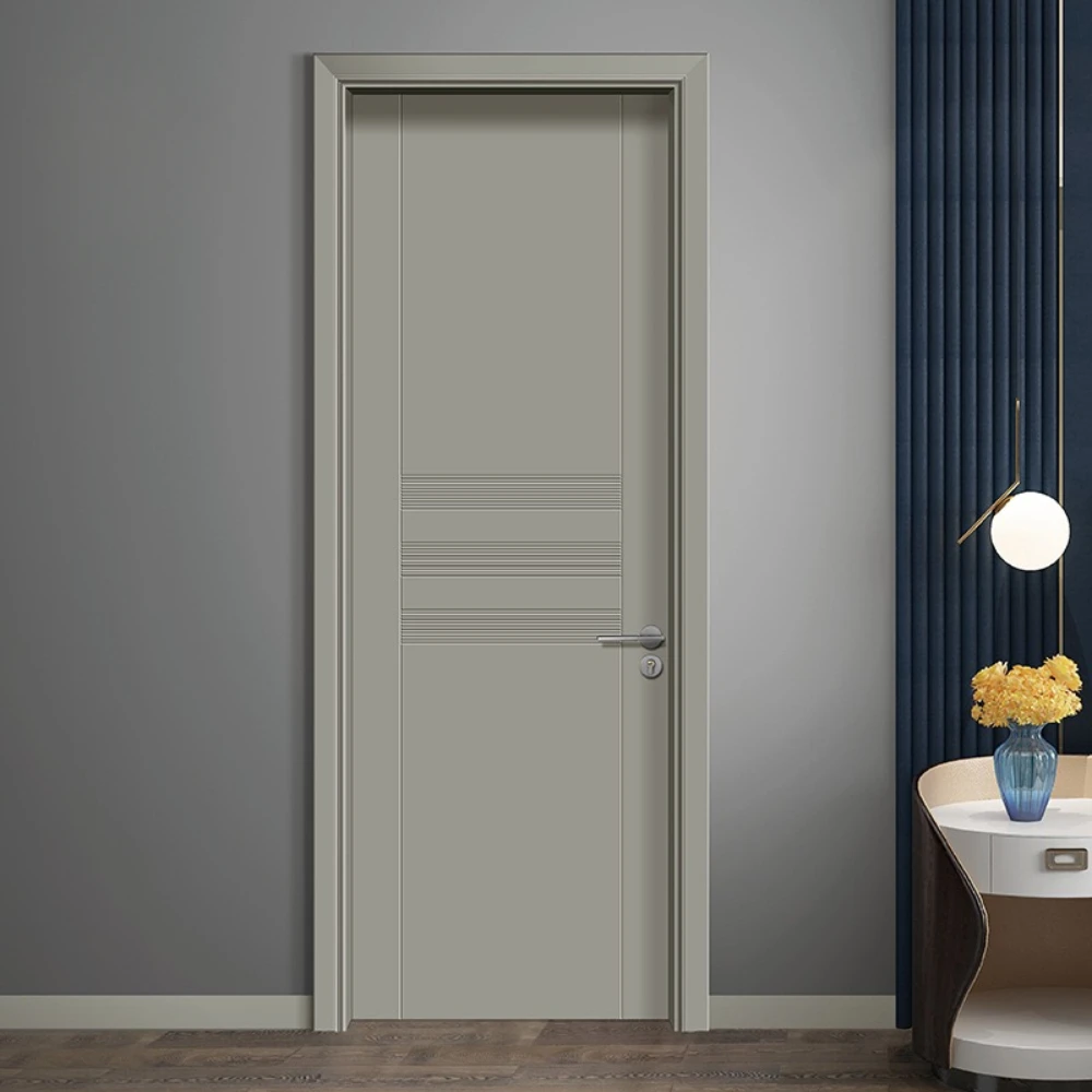 Customization Waterproof Interior Pvc Door With Cheap Price Bedroom WPC Doors for Houses