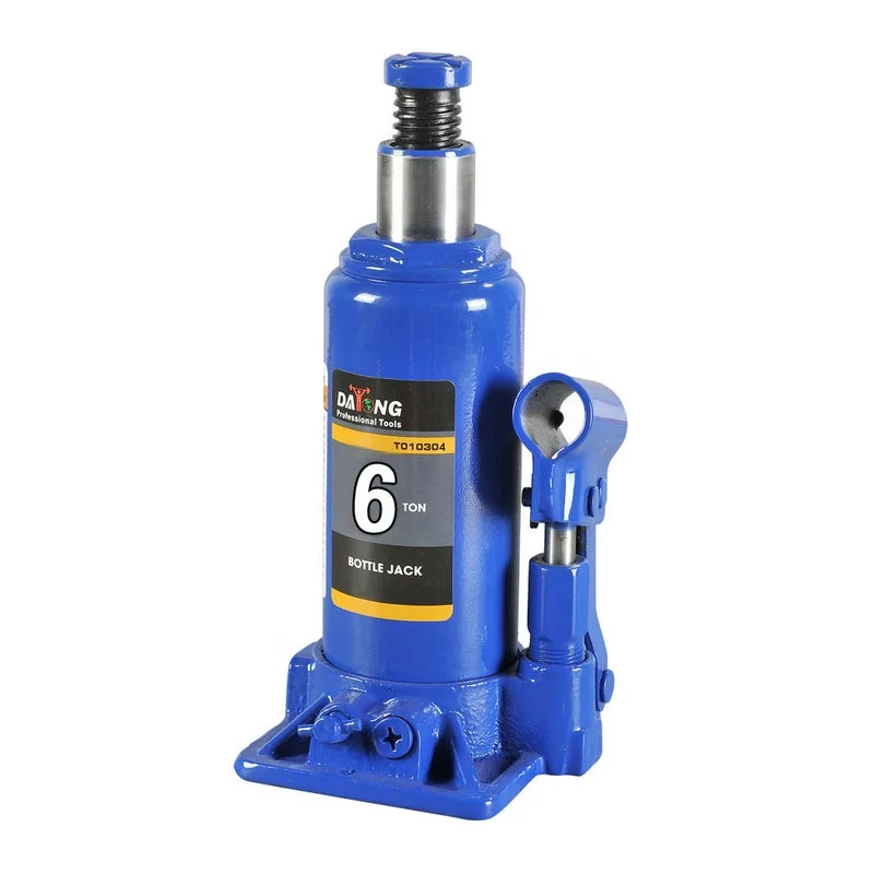 6Ton Adjustable Screw Hydraulic Bottle Car Lift Jack Relief Valve CE GS Standard