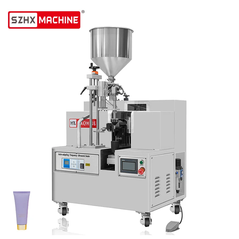 Машина для розлива алюминиевых труб, ручная машина для розлива и запечатывания труб, установка для производства Тюбиков зубной пасты CE 20 кГц