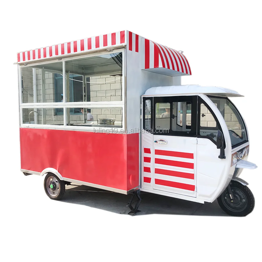 
mobile snack cart electric fast food kiosk for sale/food truck 