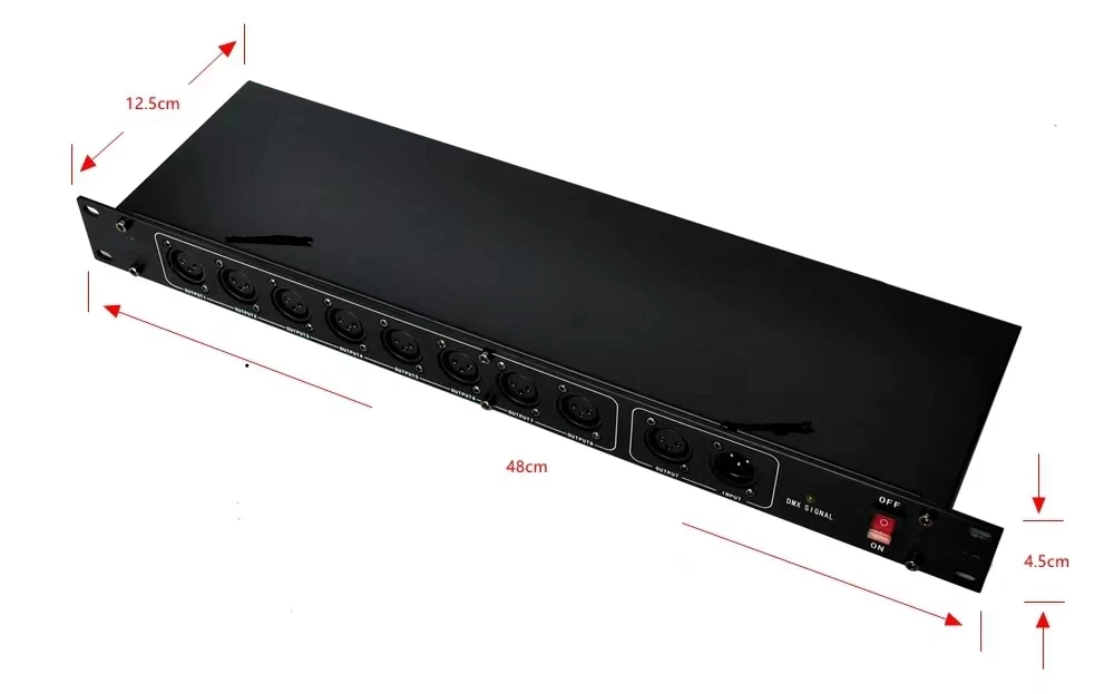 F4/8-канальный усилитель сигнала контроллера Dj DMX512/1990 движущаяся головка Водонепроницаемый светодиодный 80 RGBW DMX 512 0 - 40 1000