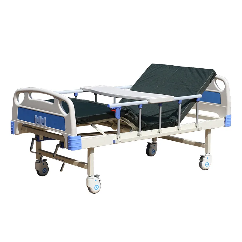 Hospital Outpatient Furniture Nursing Bed Manual Single Crank Patient Medical Bed