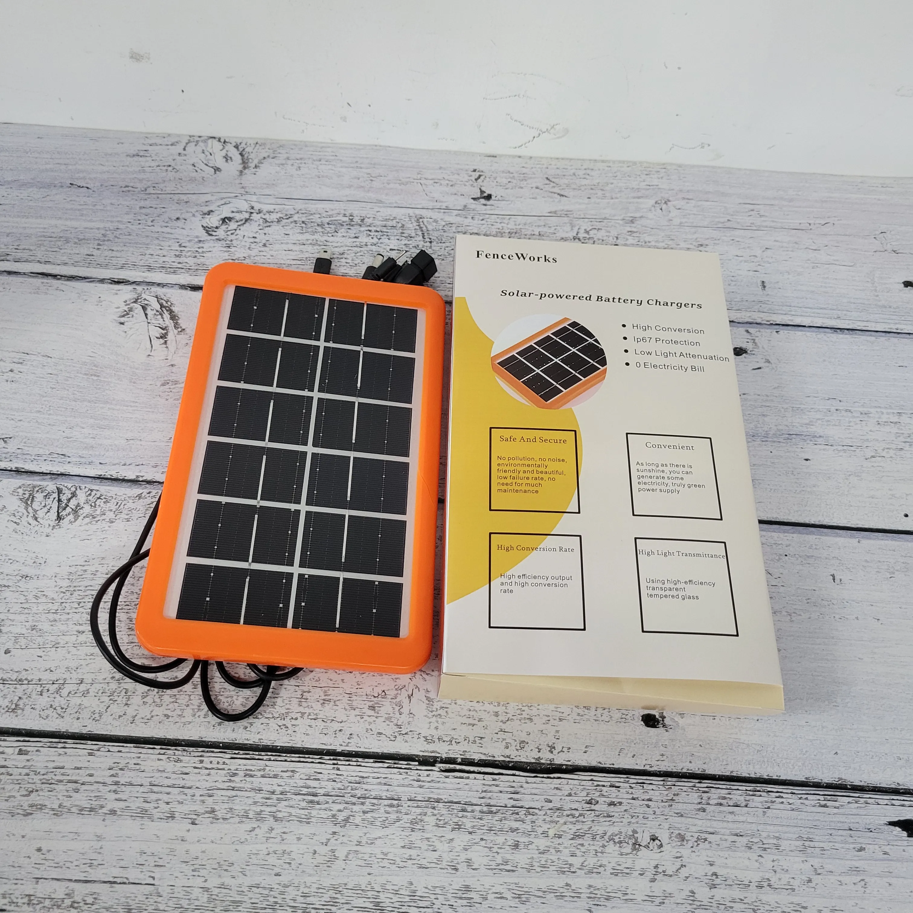 FenceWorks Solar-Powered Battery Chargers