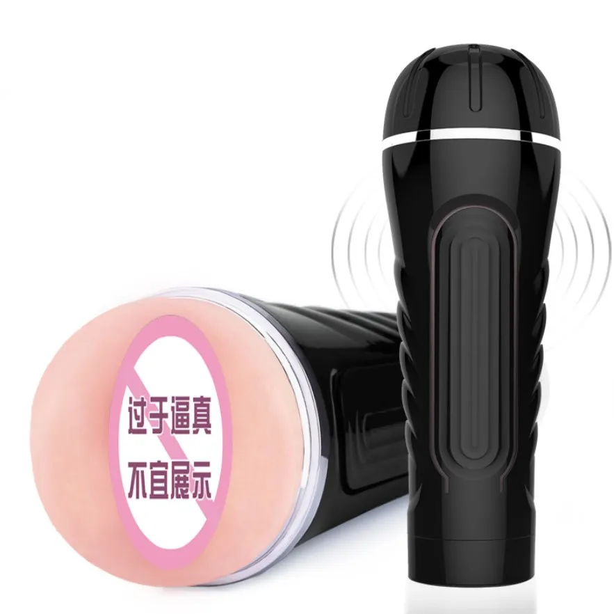 
Male masturbators Massager Thrusting Vibration Men Pennis Sucking Device Boyfriend Sexy Moaning Toys artificial pussy vagina 