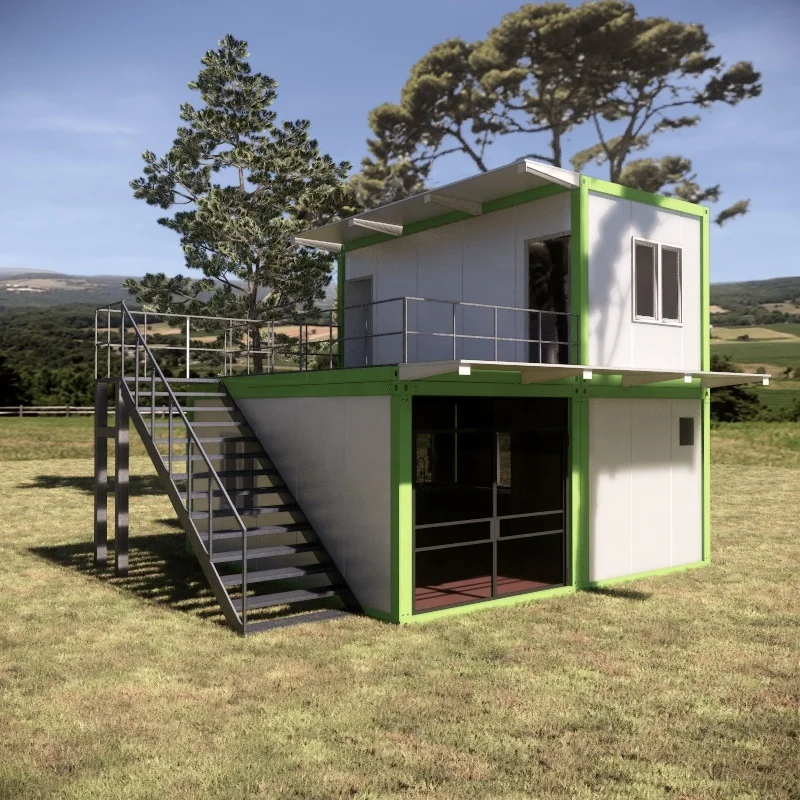 Best quality Low cost luxury double story modular prefabricated house for sale