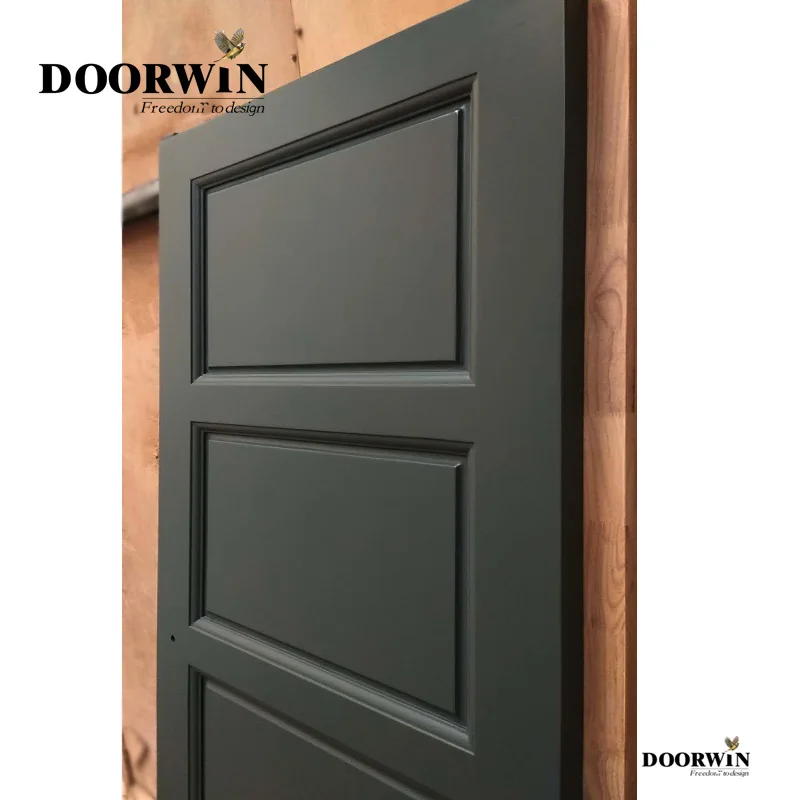 Top Selling Pine Door Solid Wood Material Type Strong Durable Wooden Door High Gloss Bedroom Doors For House