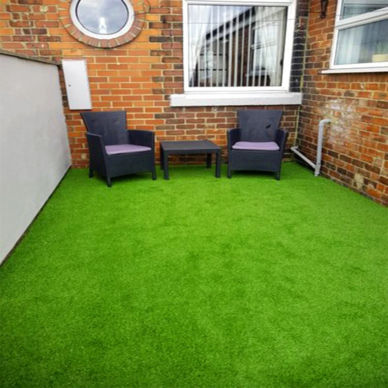 High Density 30mm Natural Garden Synthetic Artificial Grass Lawn