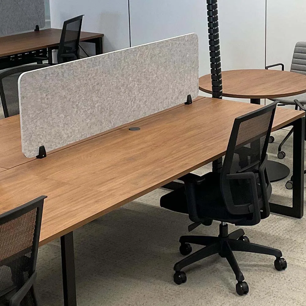 Movable free standing floor office room dividers partition noise sound proof PET felt acoustic wall partition panels factory