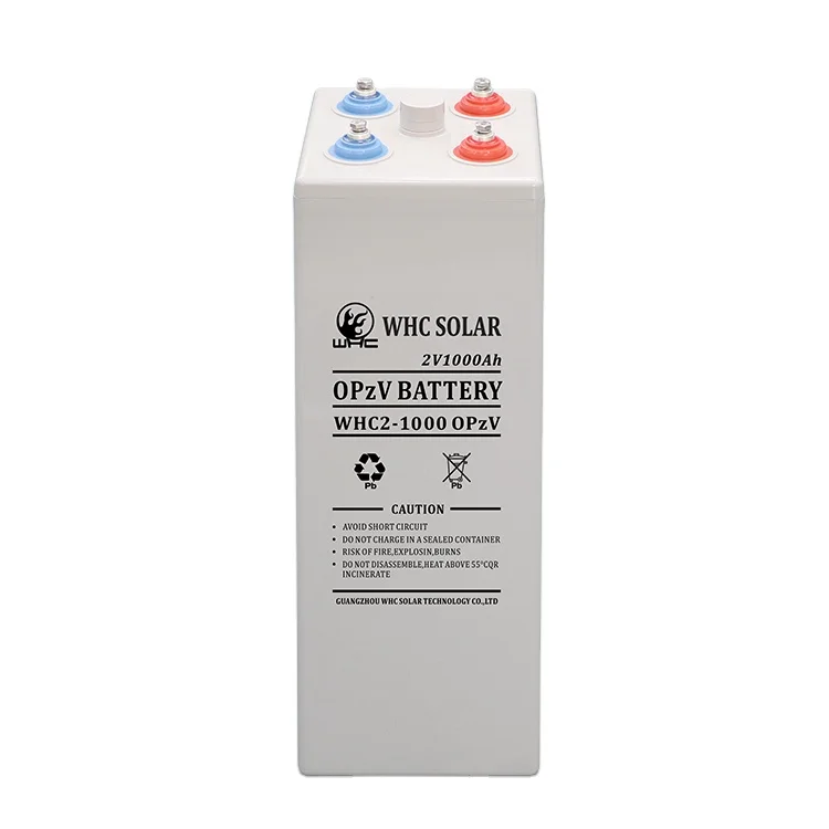 WHC high quality solar Inverter ups battery deep cycle OPzV vrla 2v 300ah 1000Ah 2000ah 3000ah tubular gel storage batteries