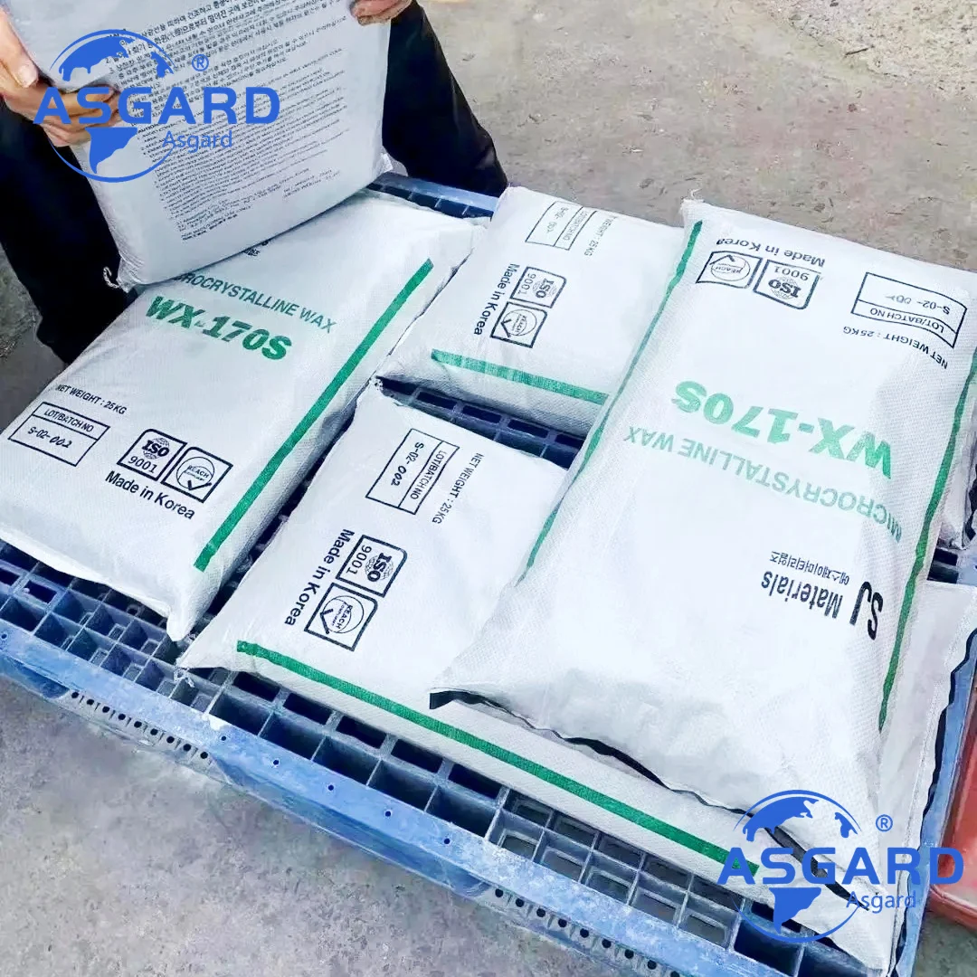 white soft slab WX 170S microcrystalline wax with CAS 8001 75 0 korean slack wax