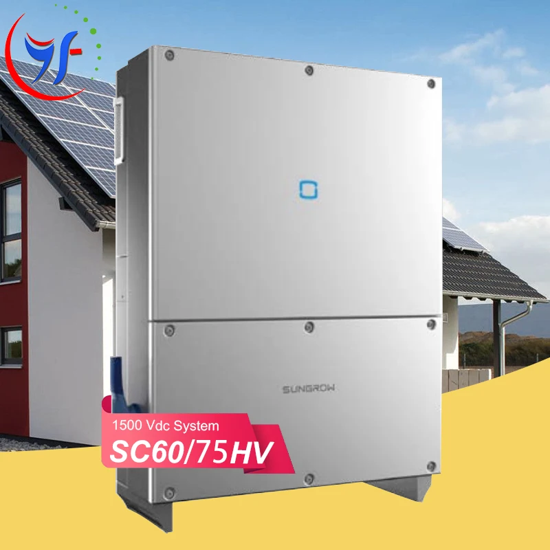 sungrow SC60HV  SC75HV  60kw 75kw hybrid inverter Compatible with high voltage battery system, low system cost