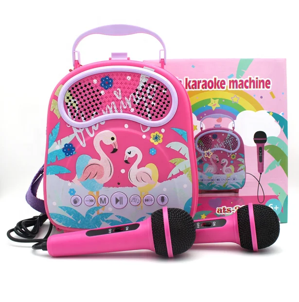 Toys kids karaoke singing machine High performance portable speaker wireless Blue tooth  karaoke speakers with microphone