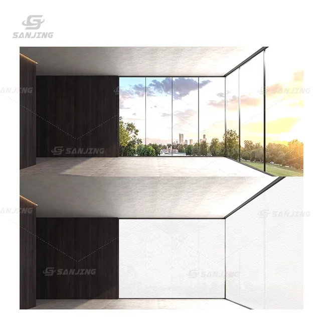 Smart PDLC film Customized in roll and in piece self adhesive smart film for glass window and partition
