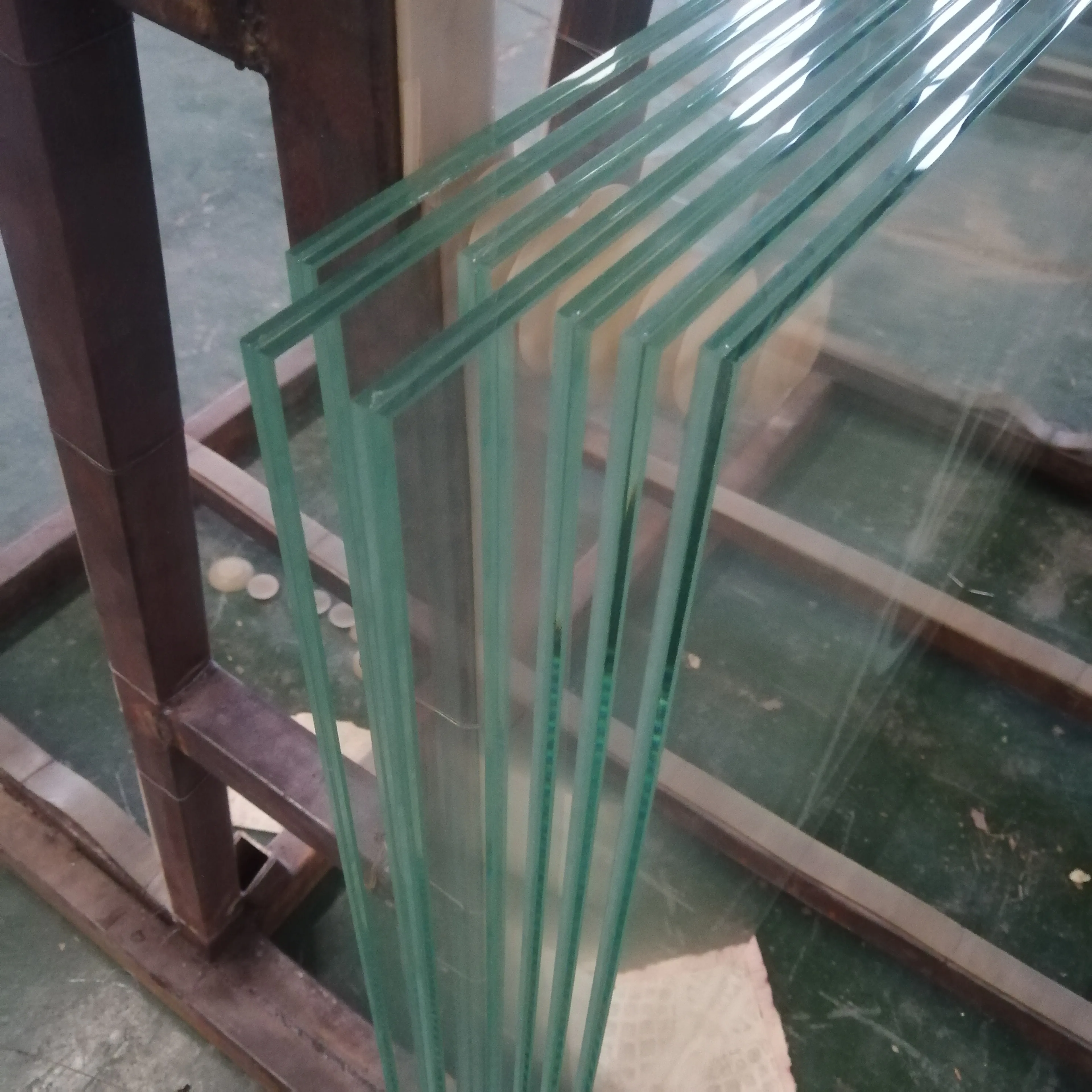 Best price commercial building bullet proof 6mm-12mm Clear laminated glass price